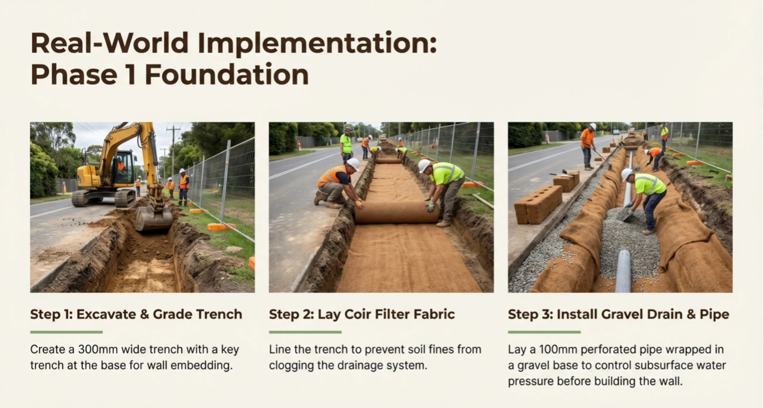 Phase 1 foundation implementation with coir filter system