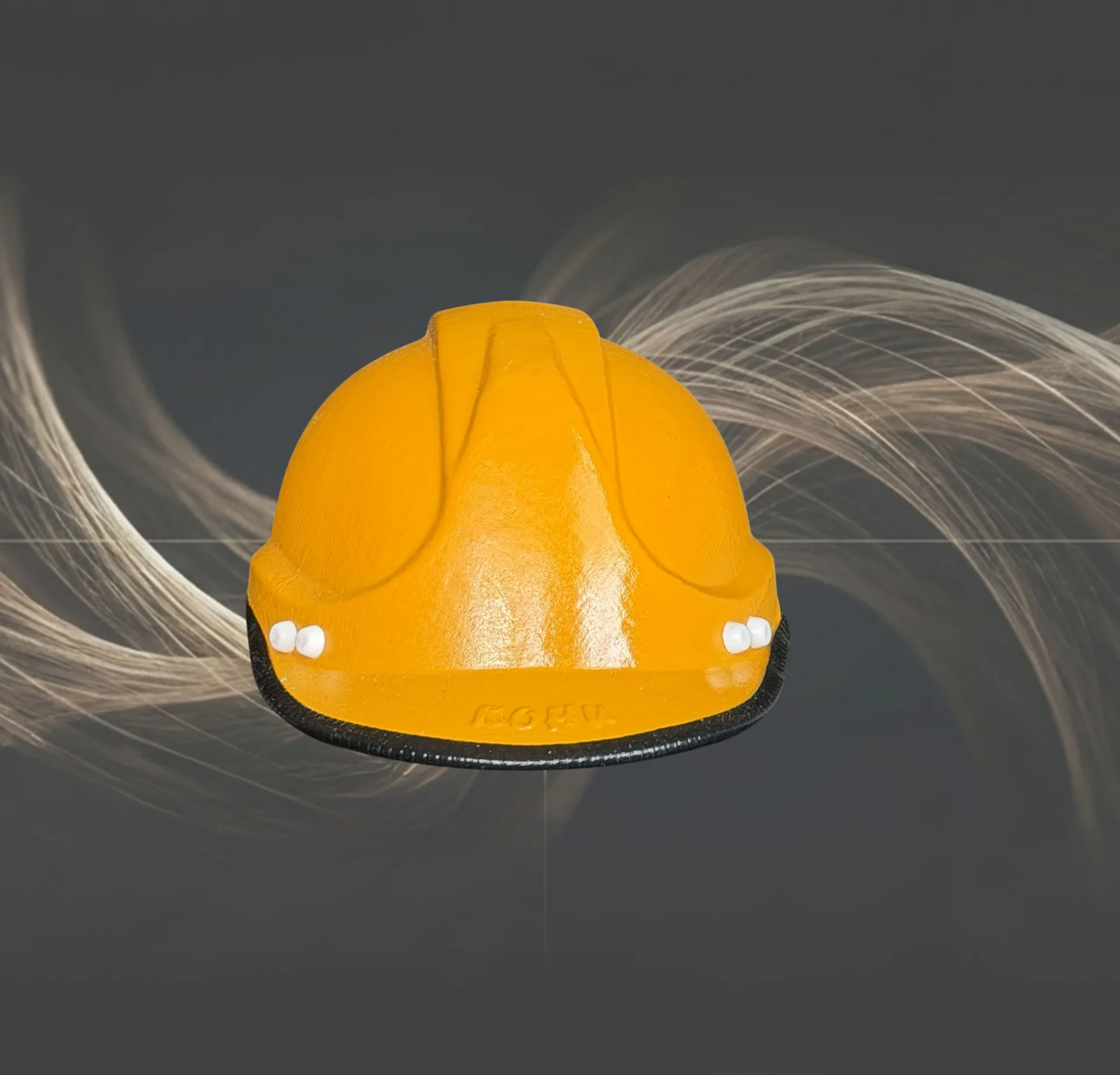 Yellow Helmet - Tortoise Yellow